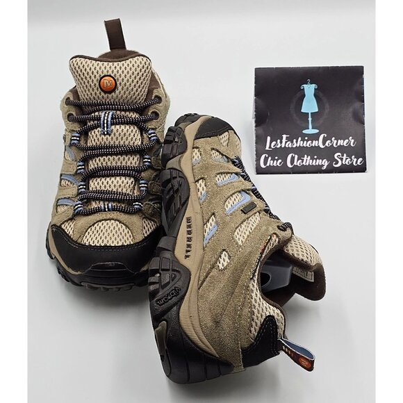 Merrell Women's Dusty Olive Moab 3 Performance Hiking Shoe Vibram Sole Sz 7 2293 - Picture 12 of 16